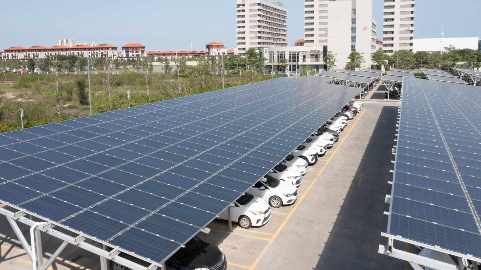 Solar Carport Structures in Florida